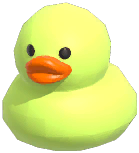 Little Pale Green Duck