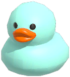 Little Aqua Duck