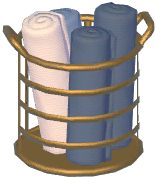 Iron Towel Basket