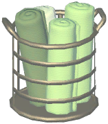 Iron Towel Basket