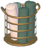 Iron Towel Basket