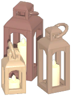 Minimalist Hand Lantern Set