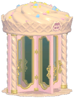 Cream Revolving Door