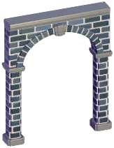 Lost City Red Brick Fence