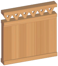 Frostgrove Wooden Wall