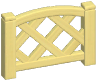 Wooden Crossbuck Fence