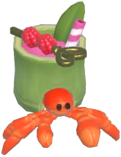 Raspberry Hermit Crab