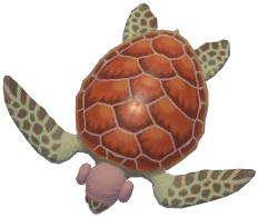 Brown Sauna Hat Sea Turtle