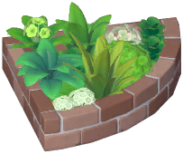 Quartered Flower Bed