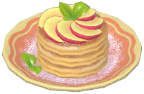 Apple Frosted Pancake
