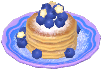 Blueberry Frosted Pancake