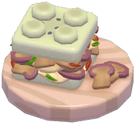 Brick Penny Bun Patty Burger