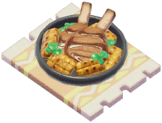 Grilled Meat & Corn