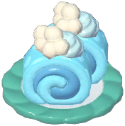 Blue Roll Cake