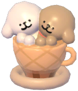 Heart Puppies Con Panna