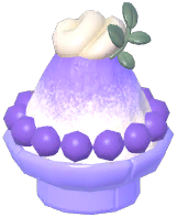 Brick Bowl Grape Shaved Ice