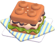 Brick Mushroom Patty Burger