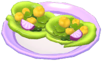 Mustard Greens Celtuce Taco