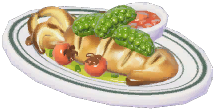 Grilled Squid w/ Fruit Jam