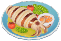 Grilled Squid w/ Starfruit Jam