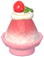 Brick Bowl Strawberry Shaved Ice