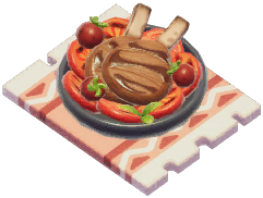 Grilled Meat & Tomatoes
