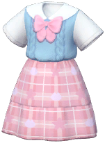 Short-Sleeved Lotus Dress