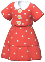 Farmhouse Polka Dot Dress