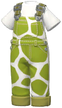 Giraffe-Print Overalls