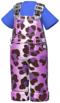 Leopard-Print Overalls