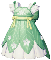 Bamboo Leaves Fragrance Dress