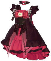 Apple Core Tuxedo Dress