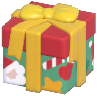 Empty Xmas Gift Box