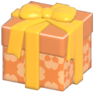 Empty Plum Blossom Gift Box