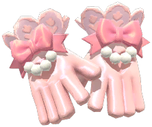 Princess Gloves w/ Bows