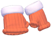 Auspicious Fur-Trim Gloves