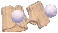 Auspicious Pom-Pom Gloves