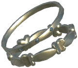 Artful Gold Jade Bracelets