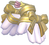 Lustrous Bow Satin Gloves