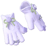 Floral Fragrance Cut-Out Gloves