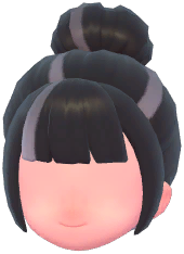 Blunt-Banged Bun (Highlights)
