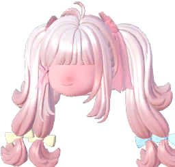 Layered Bow Twin Tails