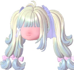 Layered Bow Twin Tails