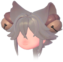 Ponytail w/ Bells & Upright Ears