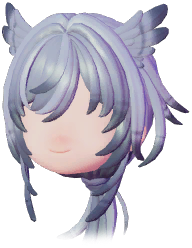 Owl-Feather Low Ponytail
