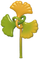 Ginkgo Leaf Pinwheel