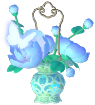 Embroidered Flower Basket