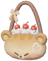 Grumpy Cream Bear Bag