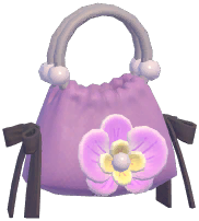 Moth Orchid Silk Handbag