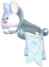Bunny Trumpeter Bubble Machine